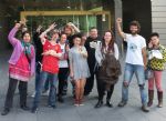 Manchester Homeless Camp supporters outside court